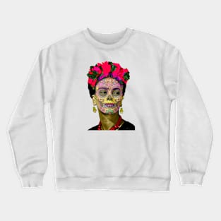 Frida Kahlo Sugar Skull Crewneck Sweatshirt